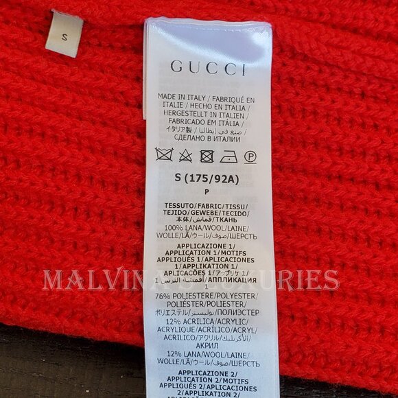 GUCCI MENS SWEATER X MLB PIRATES WOOL CARDIGAN w LOGO DETAILS - Picture 15 of 16